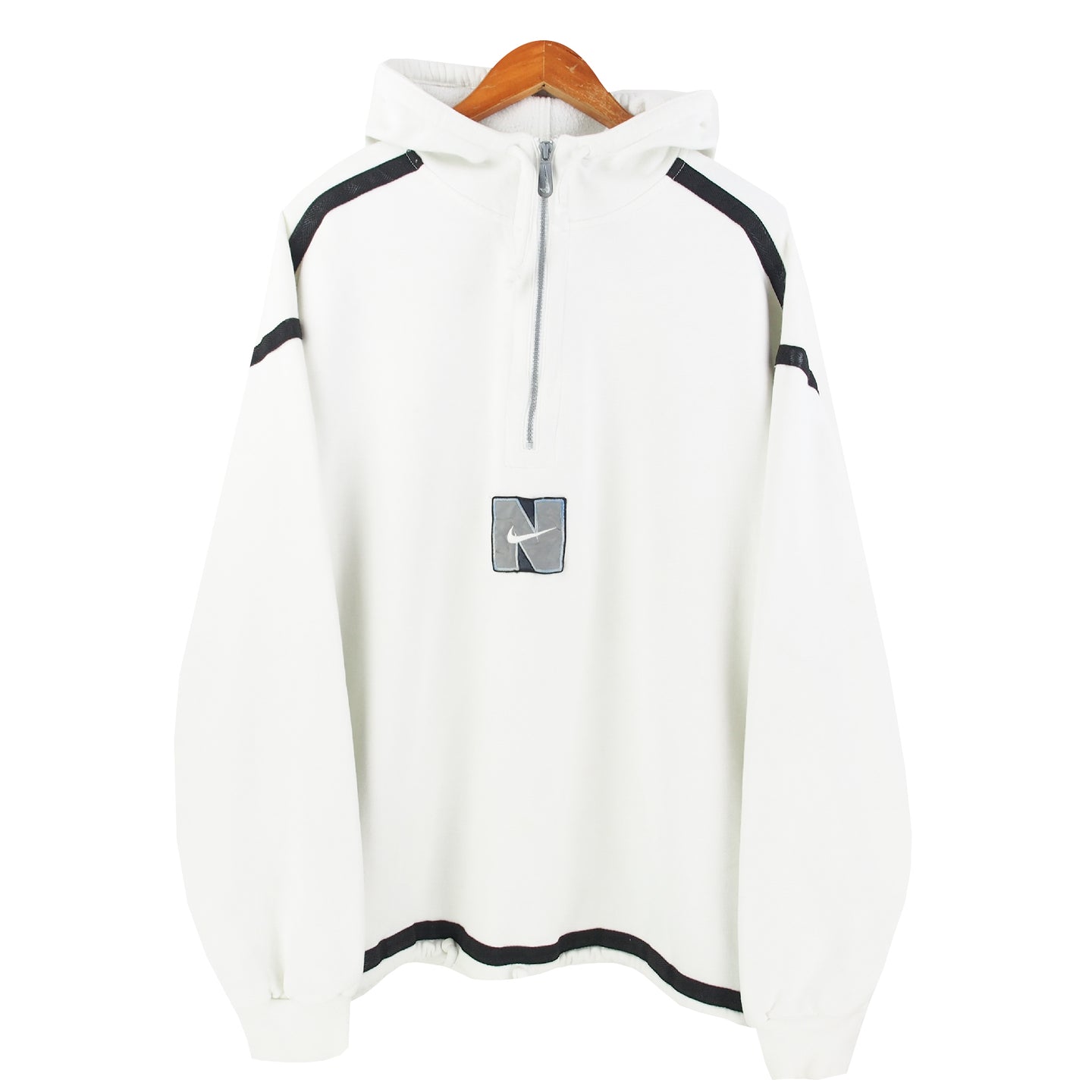 VINTAGE NIKE CENTRE LOGO 1/4 ZIP - XXL