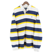 Load image into Gallery viewer, VINTAGE RALPH LAUREN STRIPED RUGBY JUMPER - XL/XXL
