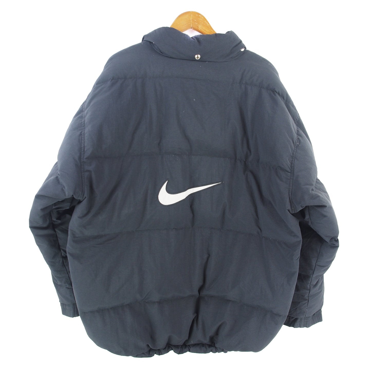 VINTAGE NIKE BIG SWOOSH PUFFER JACKET - XL