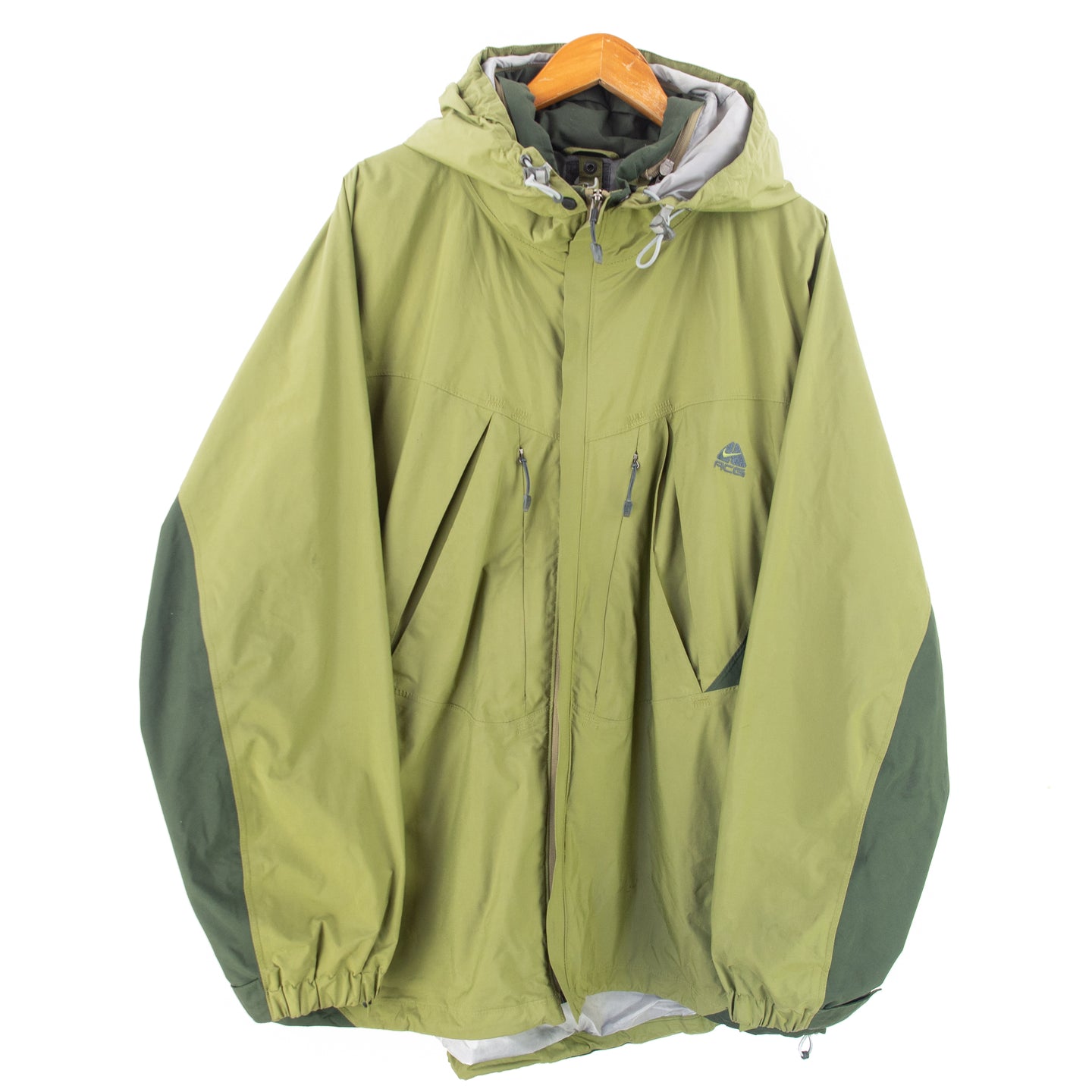 VINTAGE NIKE ACG COLOUR BLOCK LINED JACKET - XXL