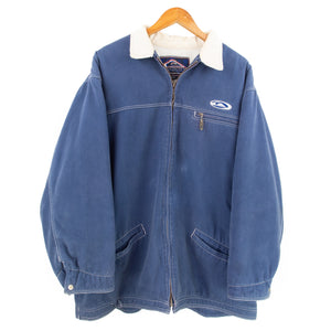 VINTAGE QUIKSILVER SHERPA LINED HEAVY COAT - XL