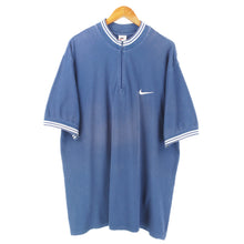 Load image into Gallery viewer, VINTAGE NIKE SWOOSH 1/4 ZIP GOLF T SHIRT - XXL
