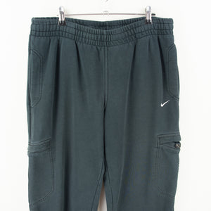 VINTAGE NIKE SWOOSH WIDE CARGO TRACKIES - 34'