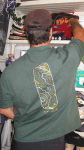 TRIAX TECHNICAL GARMENTS "TRAIL" T SHIRT - GREEN