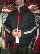 Load image into Gallery viewer, VINTAGE NIKE STRIPE PUFFER JACKET - XL
