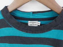 Load image into Gallery viewer, VINTAGE GUESS JEANS STRIPE T SHIRT - M
