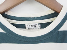 Load image into Gallery viewer, VINTAGE GUESS STRIPED T SHIRT - XL

