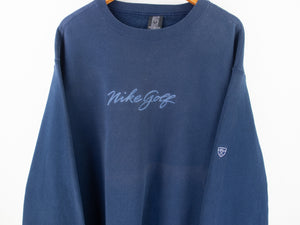VINTAGE NIKE GOLF EMBROIDERED CREWNECK - XL