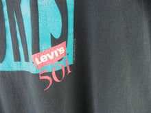 Load image into Gallery viewer, VINTAGE 1992 LEVI 501 GRAPHIC T SHIRT - L
