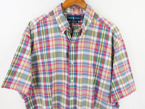 VINTAGE RALPH LAUREN BUTTON UP SHIRT - XXL