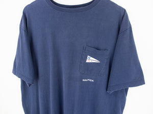 VINTAGE NAUTICA DOUBLE SIDED T SHIRT - L
