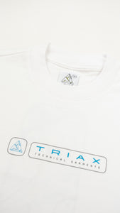 TRIAX TECHNICAL GARMENTS "TRAIL" T SHIRT - WHITE
