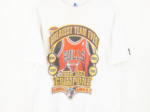 VINTAGE 1998 STARTER BULLS CHAMPIONSHIP T SHIRT - L