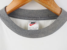 Load image into Gallery viewer, VINTAGE NIKE EMBROIDERED RINGER T SHIRT - M
