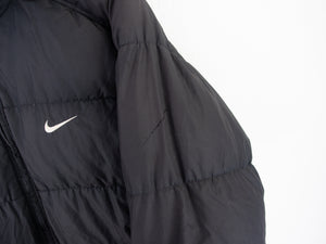 VINTAGE NIKE BIG SWOOSH PUFFER JACKET - L/XL