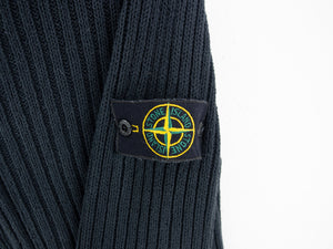 VINTAGE STONE ISLAND KNITTED ZIP UP - L