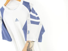 Load image into Gallery viewer, VINTAGE ADIDAS DETAILED CENTRE LOGO T SHIRT - XL
