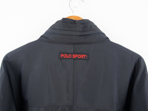 VINTAGE POLO SPORT FLEECE LINED TACTICAL JACKET - L