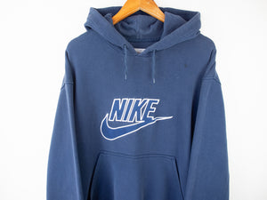 VINTAGE NIKE EMBROIDERED HOODIE - XL