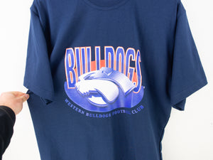VINTAGE 2000's BULLDOGS GRAPHIC T SHIRT - L