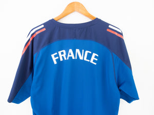 VINTAGE ADIDAS FRANCE TRAINING JERSEY - XL