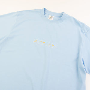 TRIAX LIMITED EDITION "TRAIL" T SHIRT - BABY BLUE