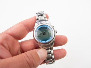 VINTAGE RARE FOSSIL BIG TIC STICK FIGURE WATCH