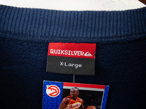 VINTAGE QUIKSILVER EMBROIDERED CREWNECK - XL