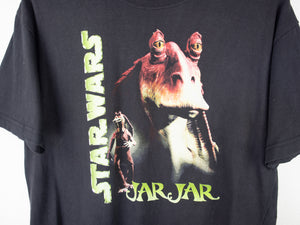 VINTAGE STAR WARS JAR JAR BINKS T SHIRT - S