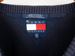 VINTAGE TOMMY HILFIGER KNITTED SWEATER - XL