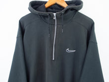 Load image into Gallery viewer, VINTAGE NIKE SWOOSH 1/4 ZIP HOODIE - L
