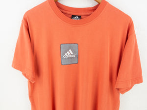 VINTAGE ADIDAS BOX LOGO T SHIRT - M