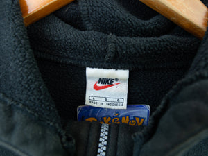 VINTAGE NIKE SWOOSH 1/4 ZIP HOODIE - L