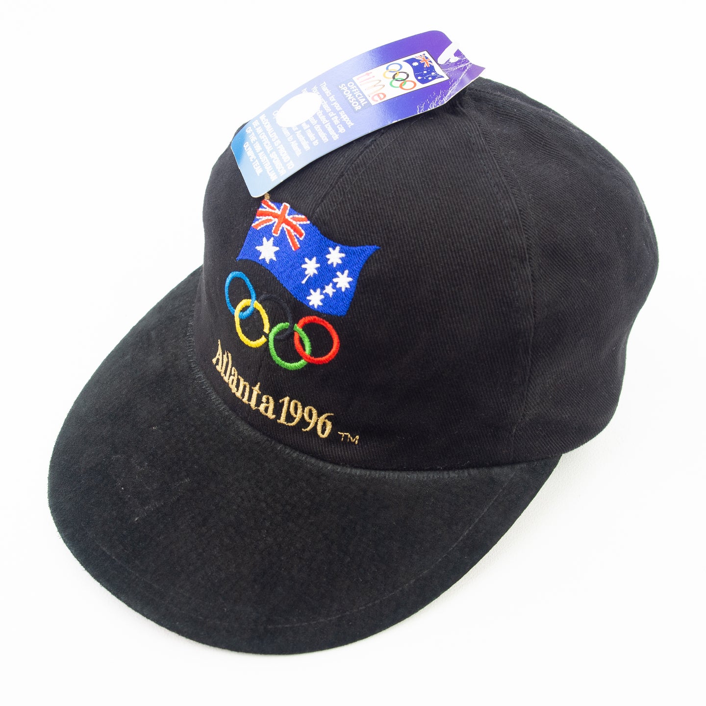 VINTAGE ATLANTA 1996 AUS EMBROIDERED CAP - OSFA