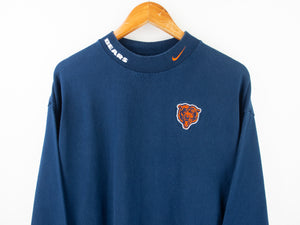 VINTAGE NIKE SWOOSH BEARS MOCKNECK - XL