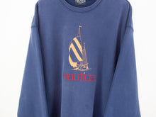 Load image into Gallery viewer, VINTAGE NAUTICA SAILING EMBROIDERED CREWNECK - XL
