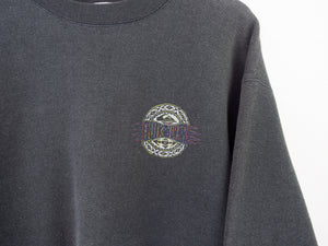 VINTAGE QUIKSILVER DOUBLE SIDED GRAPHIC CREW - L