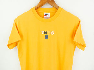 VINTAGE NIKE TENNIS DOUBLE SIDED T SHIRT - WMNS M