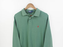 Load image into Gallery viewer, VINTAGE RALPH LAUREN LONG SLEEVE POLO SHIRT - L
