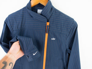 VINTAGE NIKE ASYMETRICAL ZIP JACKET - WMNS S