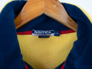 VINTAGE NAUTICA COMP FLEECE 1/4 ZIP - L