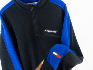 VINTAGE TOMMY ATHLETIC FLEECE 1/4 ZIP - XL