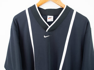 VINTAGE NIKE MIDDLE SWOOSH FOOTBALL SHIRT - XL