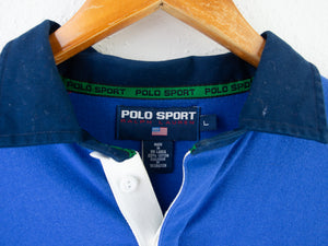 VINTAGE POLO SPORT STRIPED RUGBY - XL/XXL