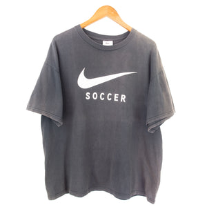 VINTAGE NIKE SOCCER BIG SWOOSH - L