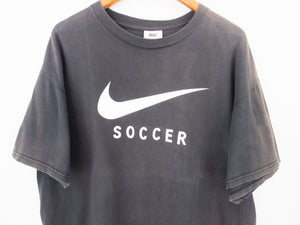 VINTAGE NIKE SOCCER BIG SWOOSH - L