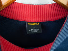 Load image into Gallery viewer, VINTAGE NAUTICA COMP KNIT SIDE ZIP - L
