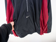 Load image into Gallery viewer, VINTAGE NIKE CENTRE SWOOSH 1/4 ZIP LINED JACKET - XXL
