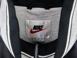 VINTAGE NIKE CENTRE SWOOSH 1/4 ZIP LINED JACKET - XXL