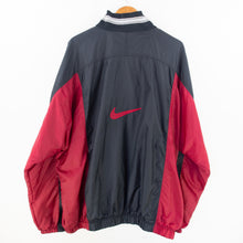 Load image into Gallery viewer, VINTAGE NIKE CENTRE SWOOSH 1/4 ZIP LINED JACKET - XXL
